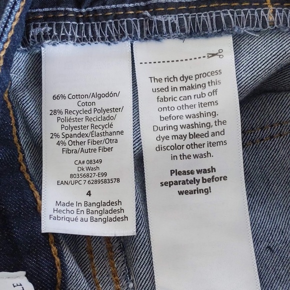 Sofia Vergara Rosa Curvy Ankle Dark Wash Skinny Jeans - Picture 11 of 11